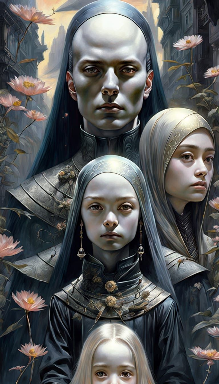 Fritz and Elisa: A Hypermodern Oil Painting