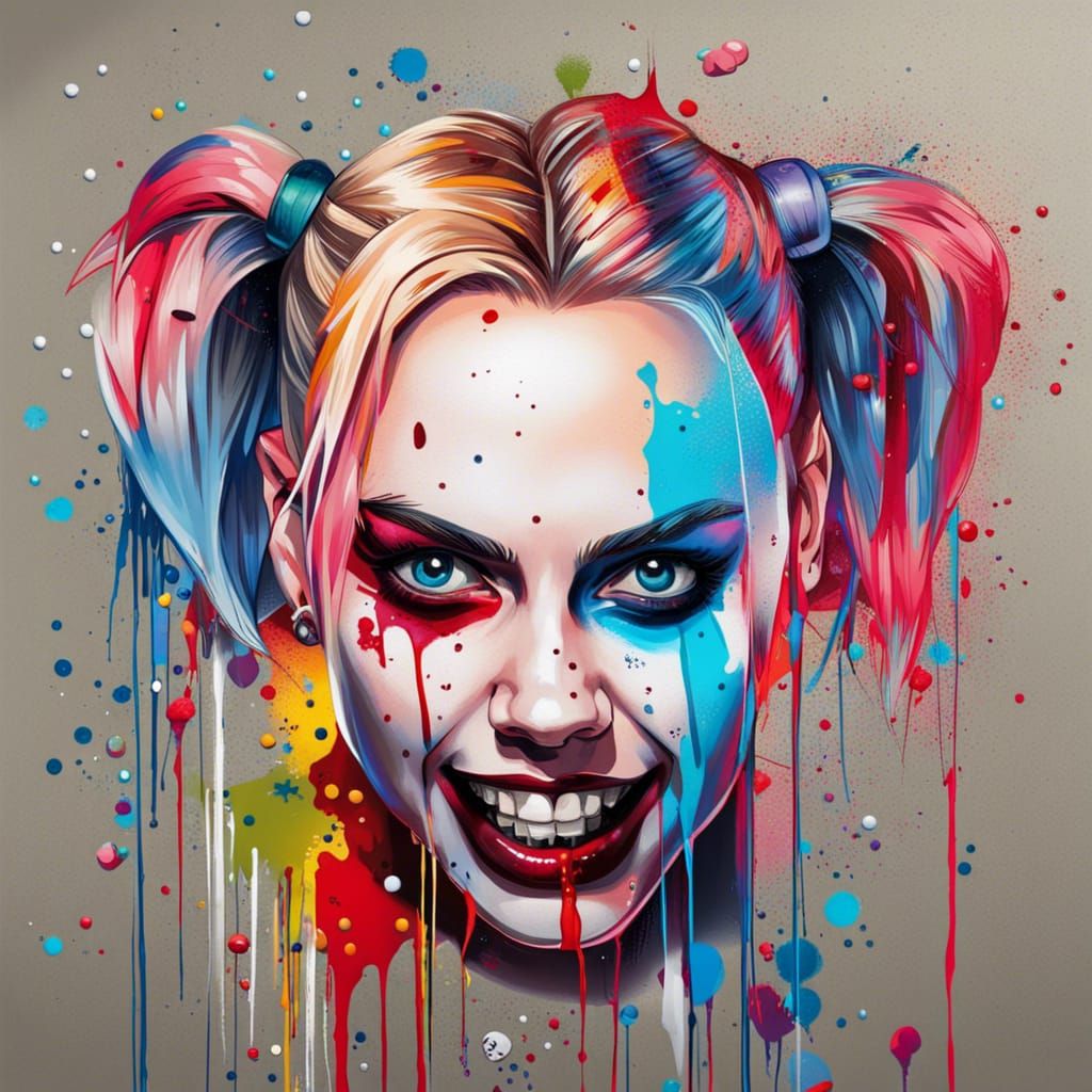 Harley Quinn's grafitti