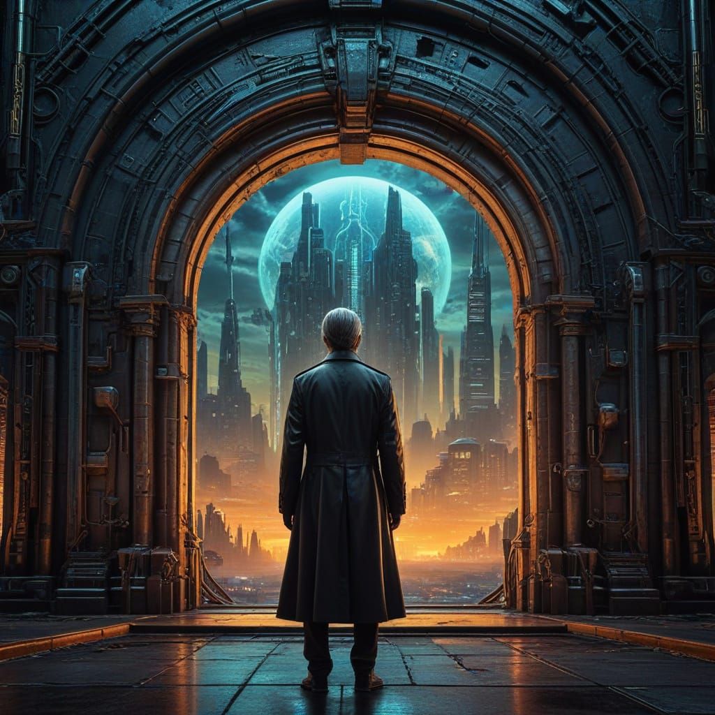 Cyberpunk Portal Reveals Futuristic Cityscape