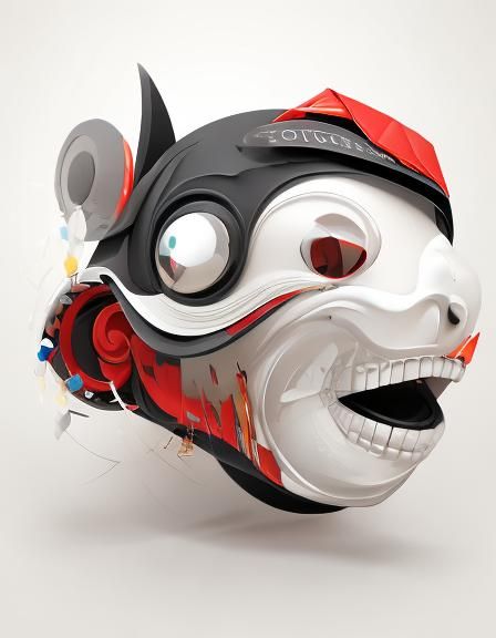 Origami Flame Vector Art in Papercraft Style