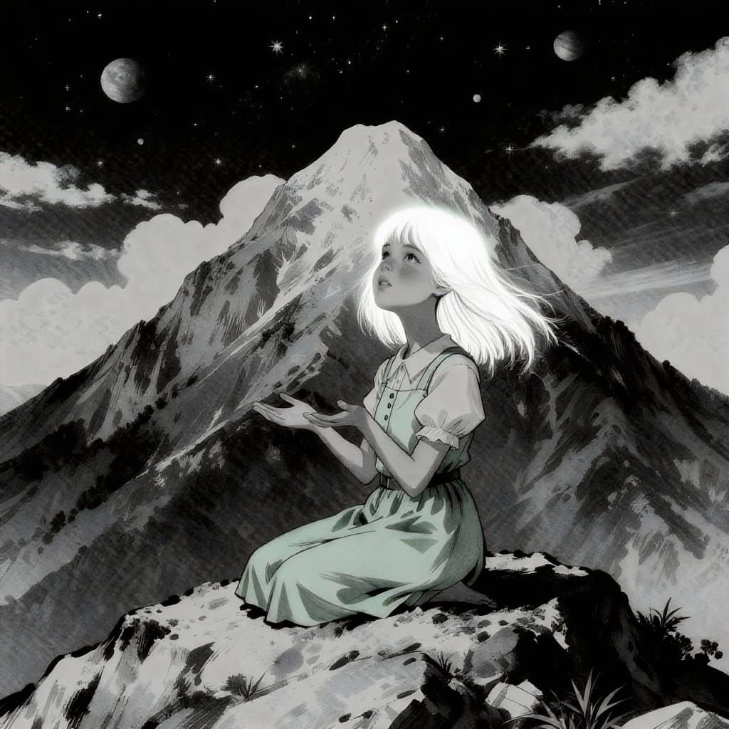 Woman's Hair in Motion