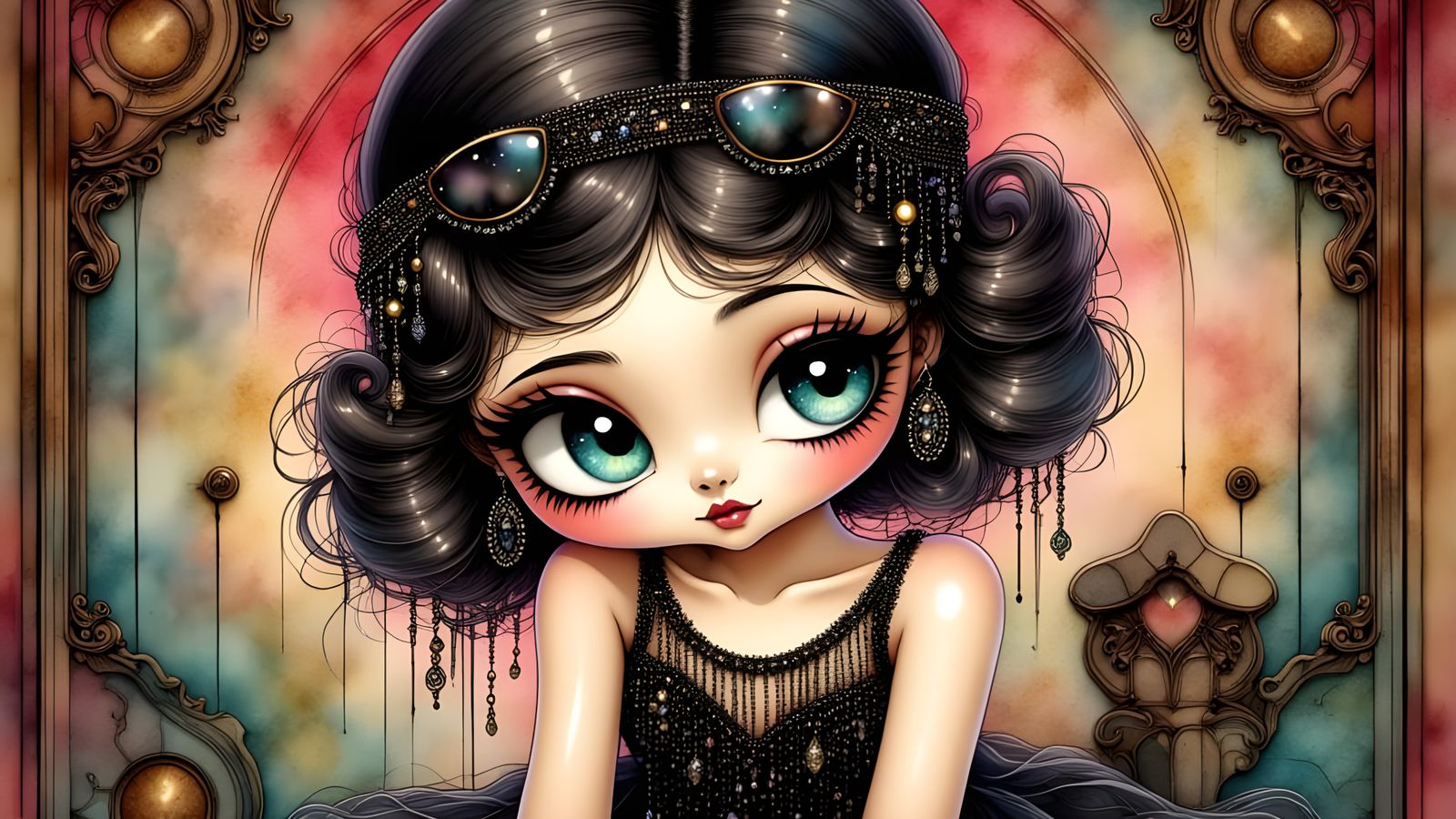 1920 Chibi Betty Boop Flapper
