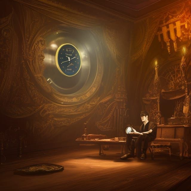 Hypnotist on Stage: Fantasy Concept Art