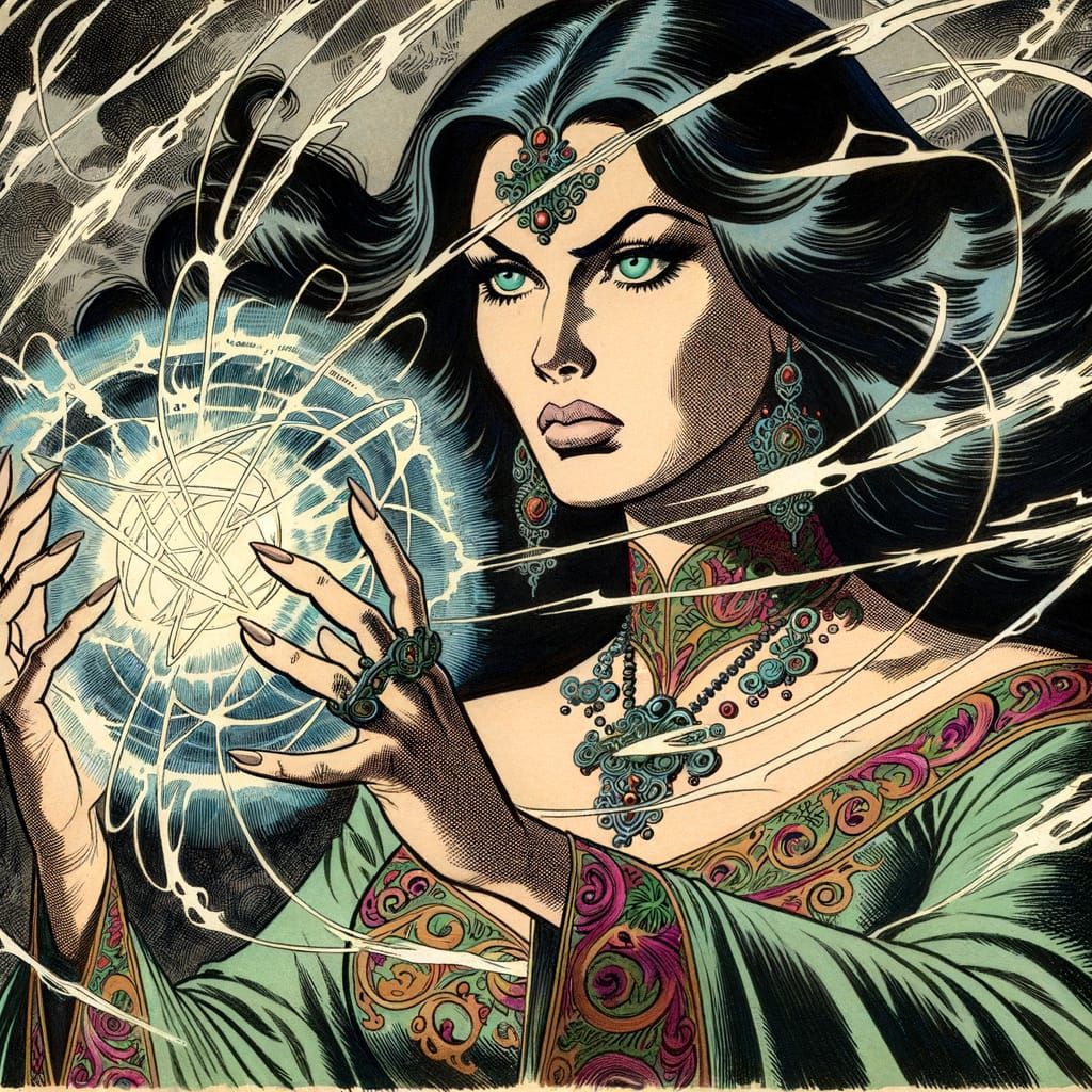 Midnight Sorceress of the Velvet Hand