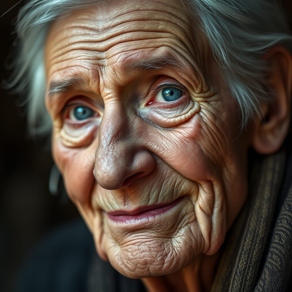 Introspective Portrait of a Wise 200-Year-Old Person