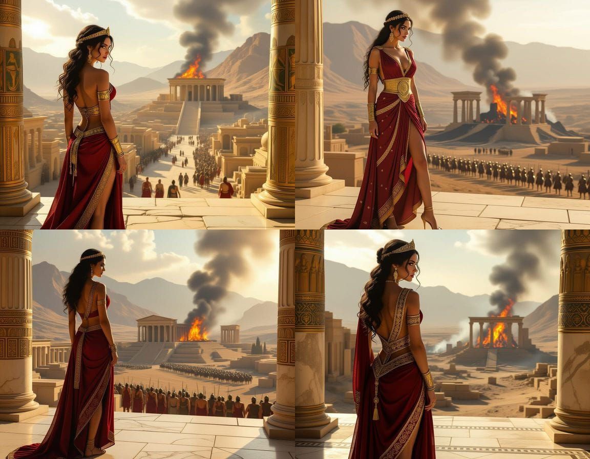 Thais at Persepolis: Beauty Amidst Destruction