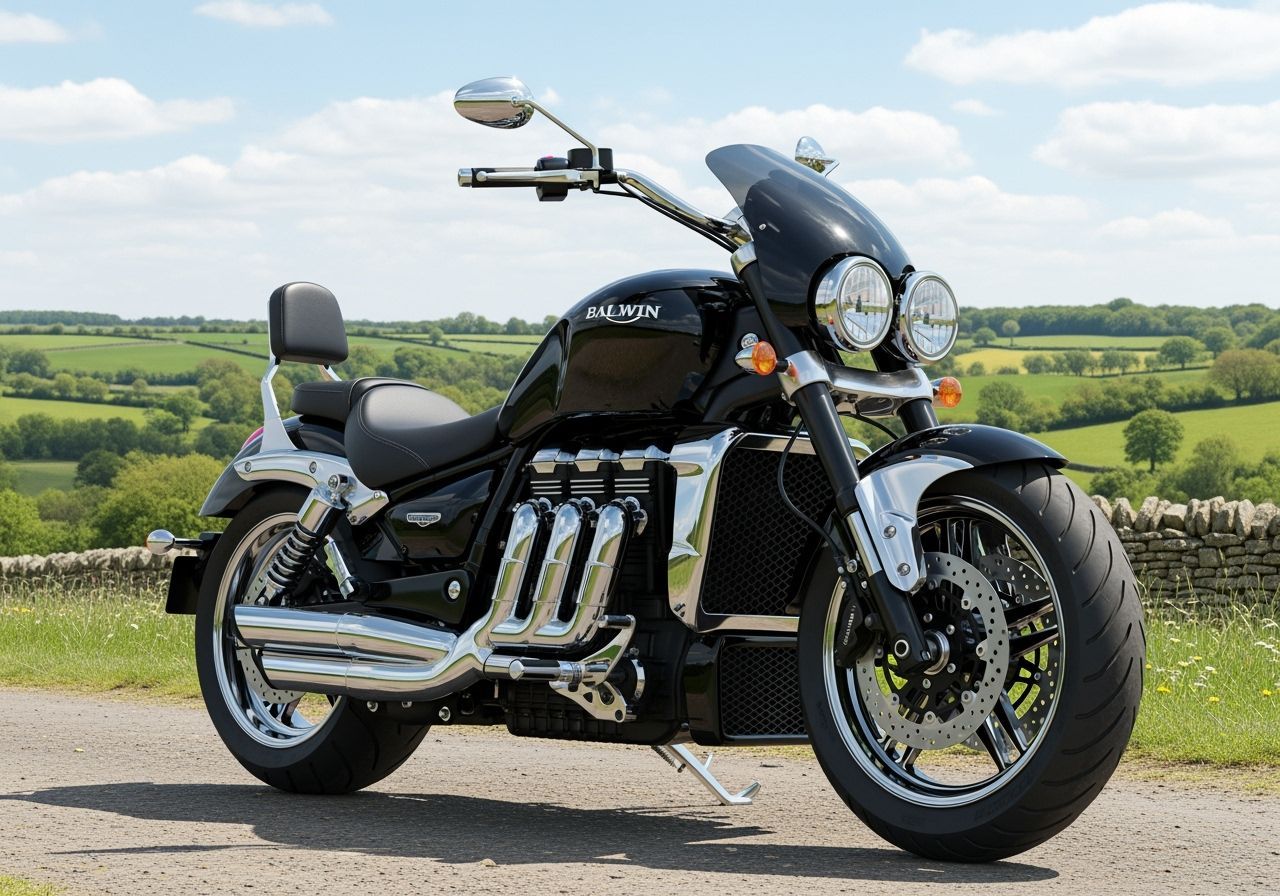 Glossy Black Hyper Muscle Cruiser Bike in Cotswolds