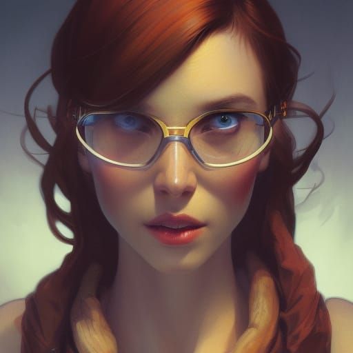 Monster Librarian Portrait in Detailed Art Style