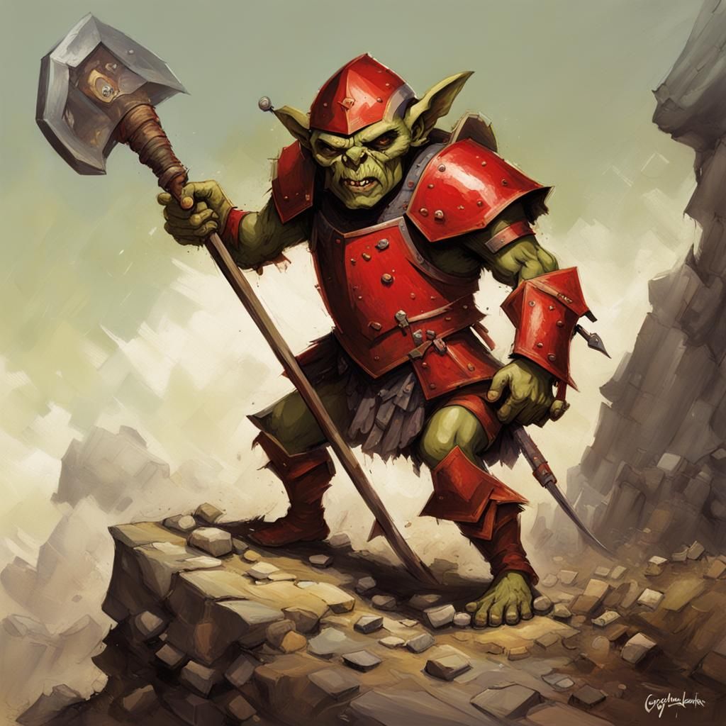 Sinister Goblin Warrior's Victory