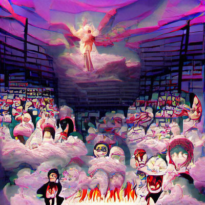 AI Generated Image from a Blank Prompt