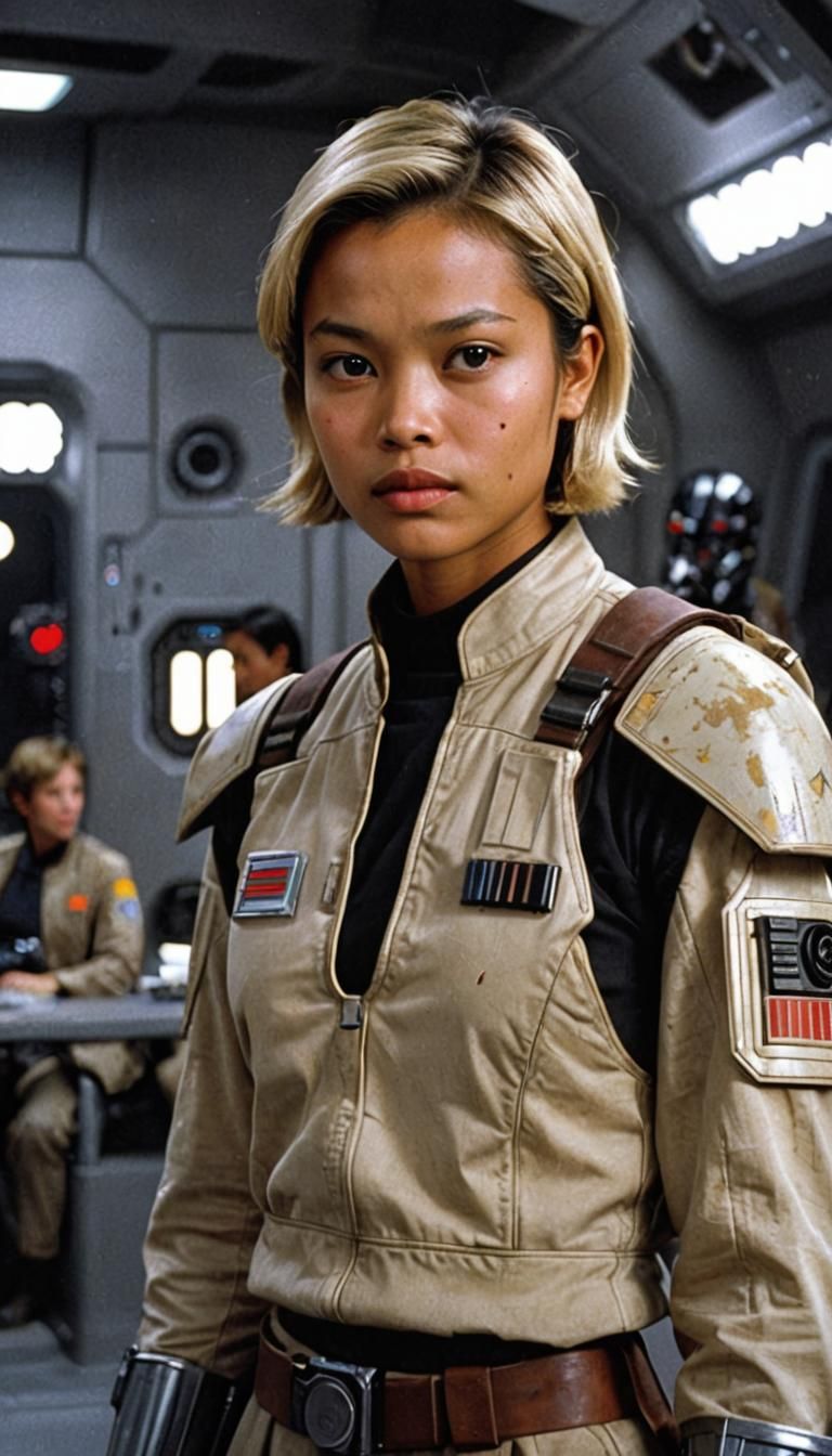 Ensign Omega of Rogue Suadron - Frankie Adams as  Star Wars'...