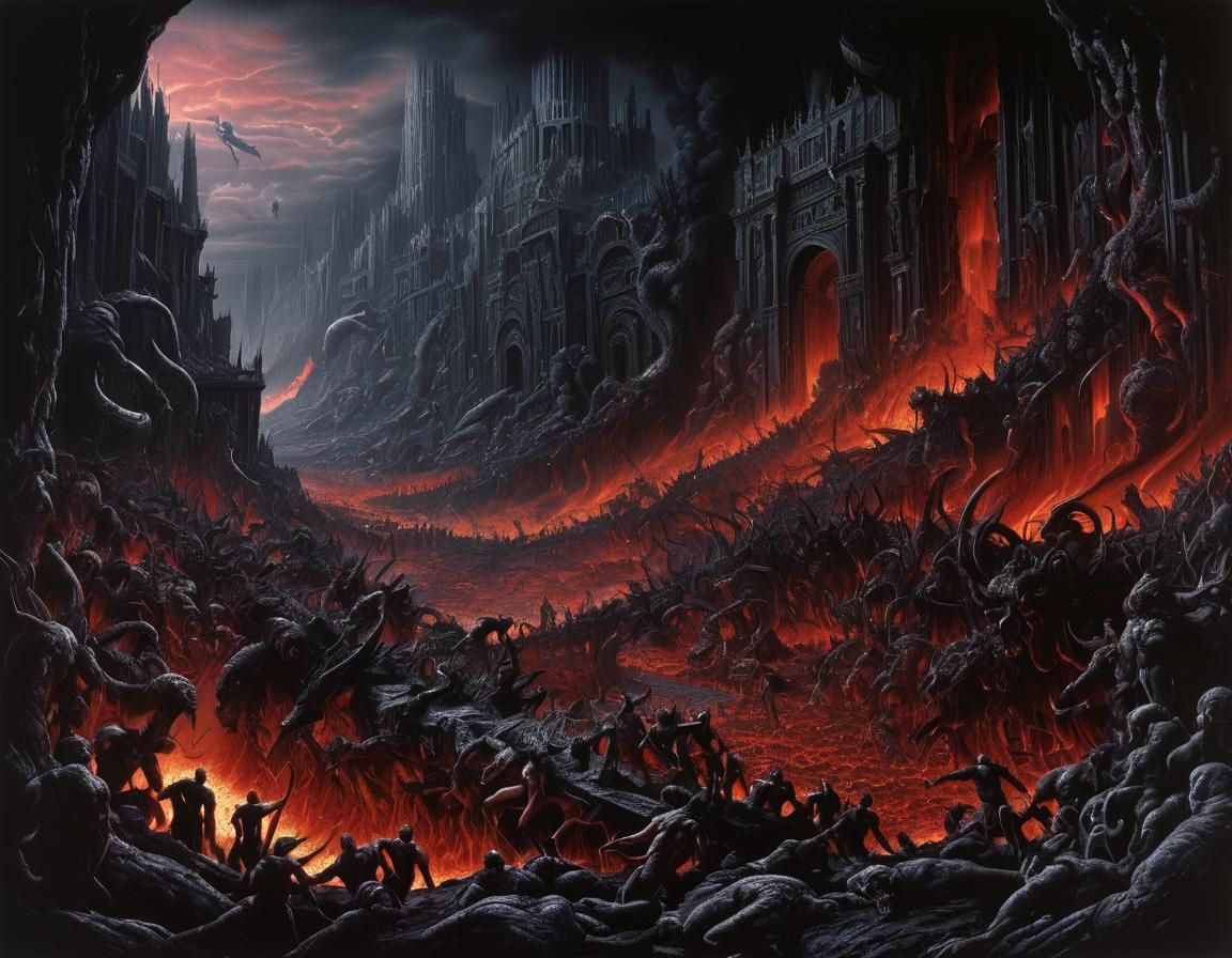 Dark Visions: Dante's Inferno in Digital Matte Painting