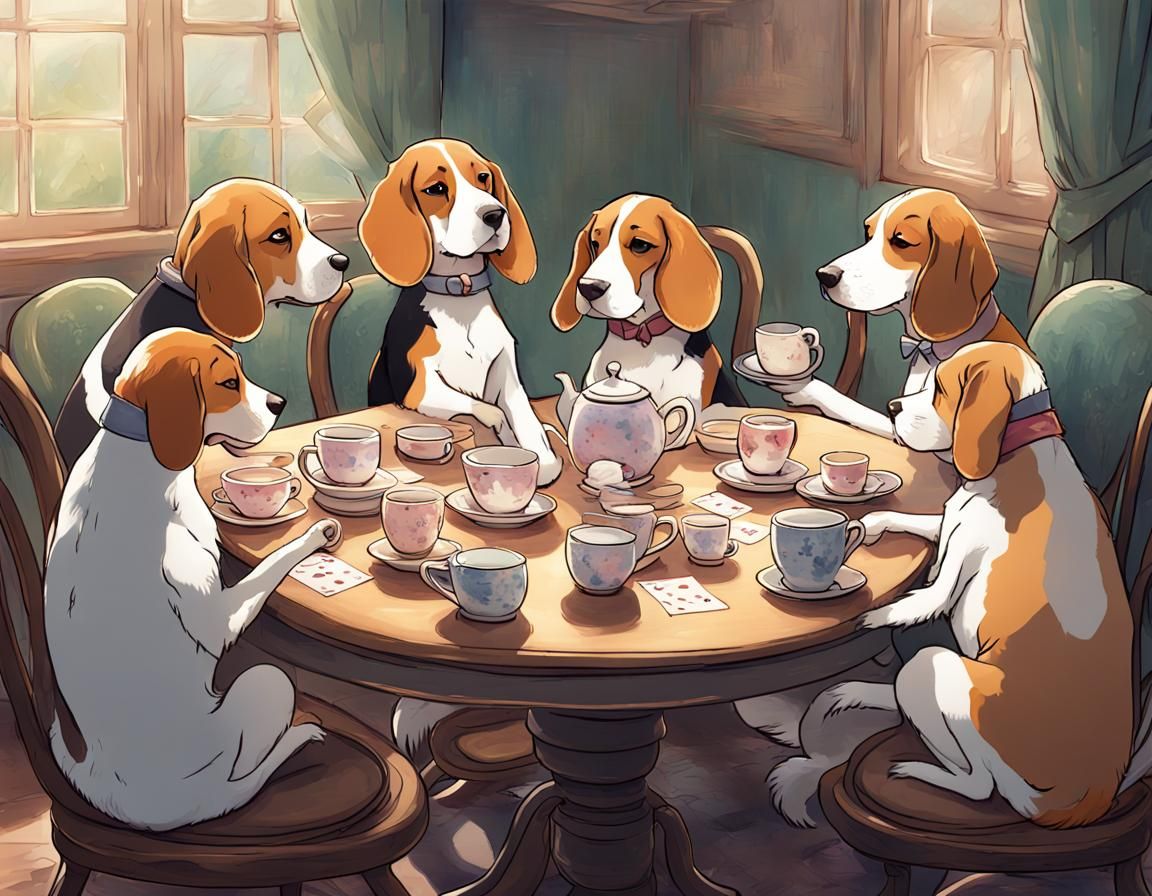 Beagles, Tea, and Cards too.