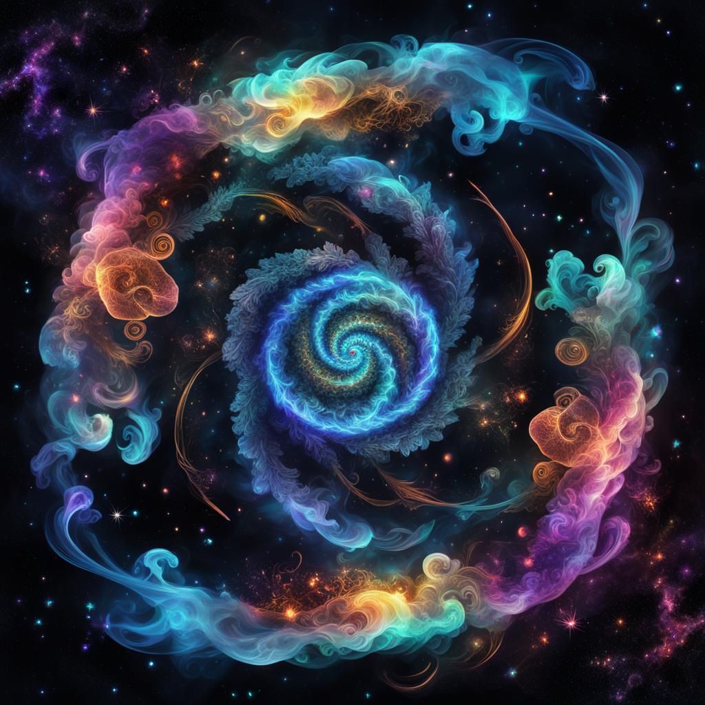 Holographic Cosmic Smoke Reveals Animal Forms