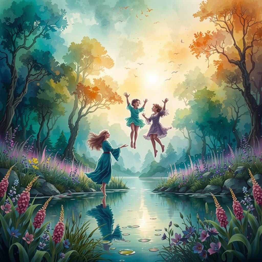 Whimsical Wizard Teaches Young Apprentices to Soar