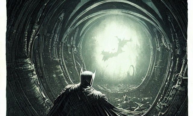Batman Enters a Sinister Horror Scene