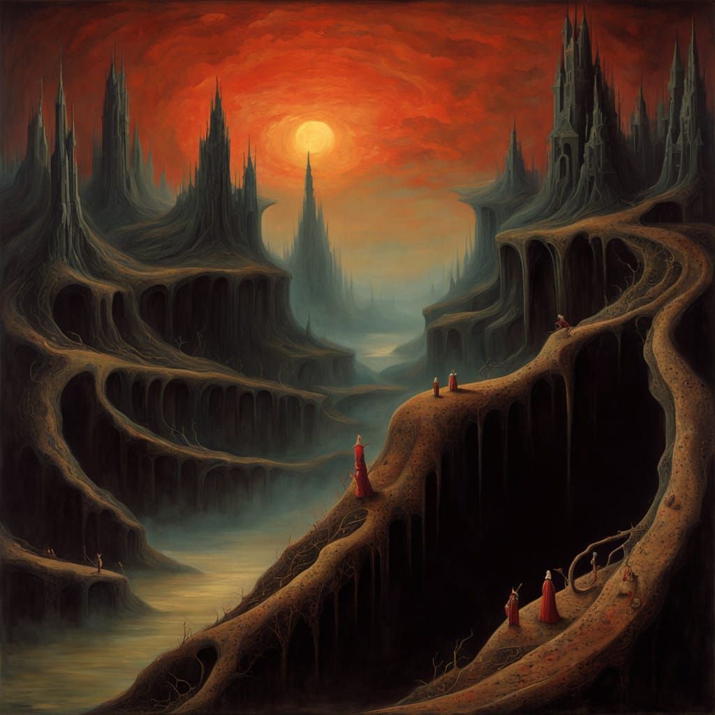 Apocalyptic Dreamscapes in Medieval Style