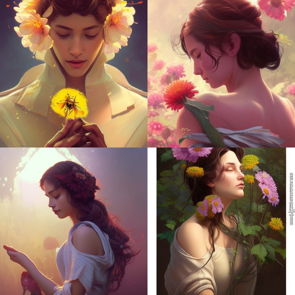 Detailed Bee Portrait in Volumetric Lighting