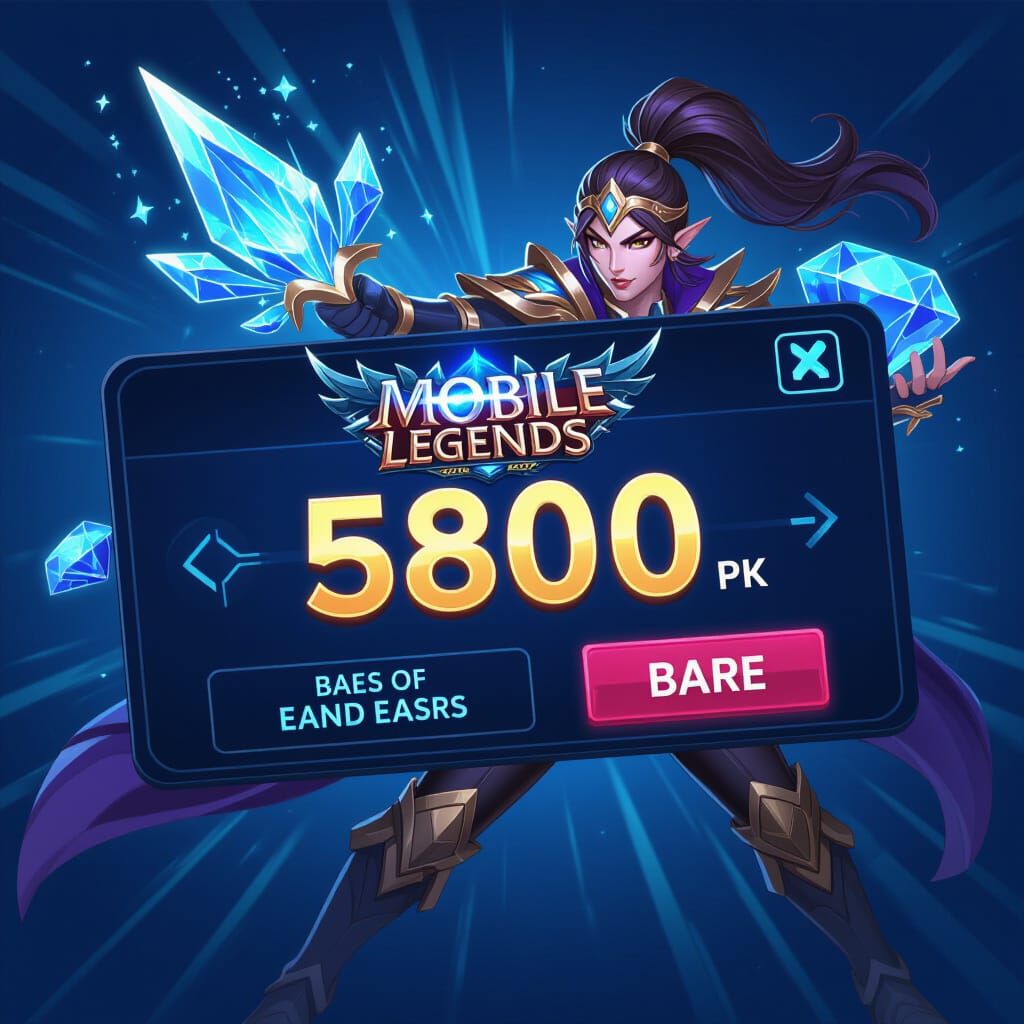 Mobile Legends 5800 Diamond Pass - Digital Art