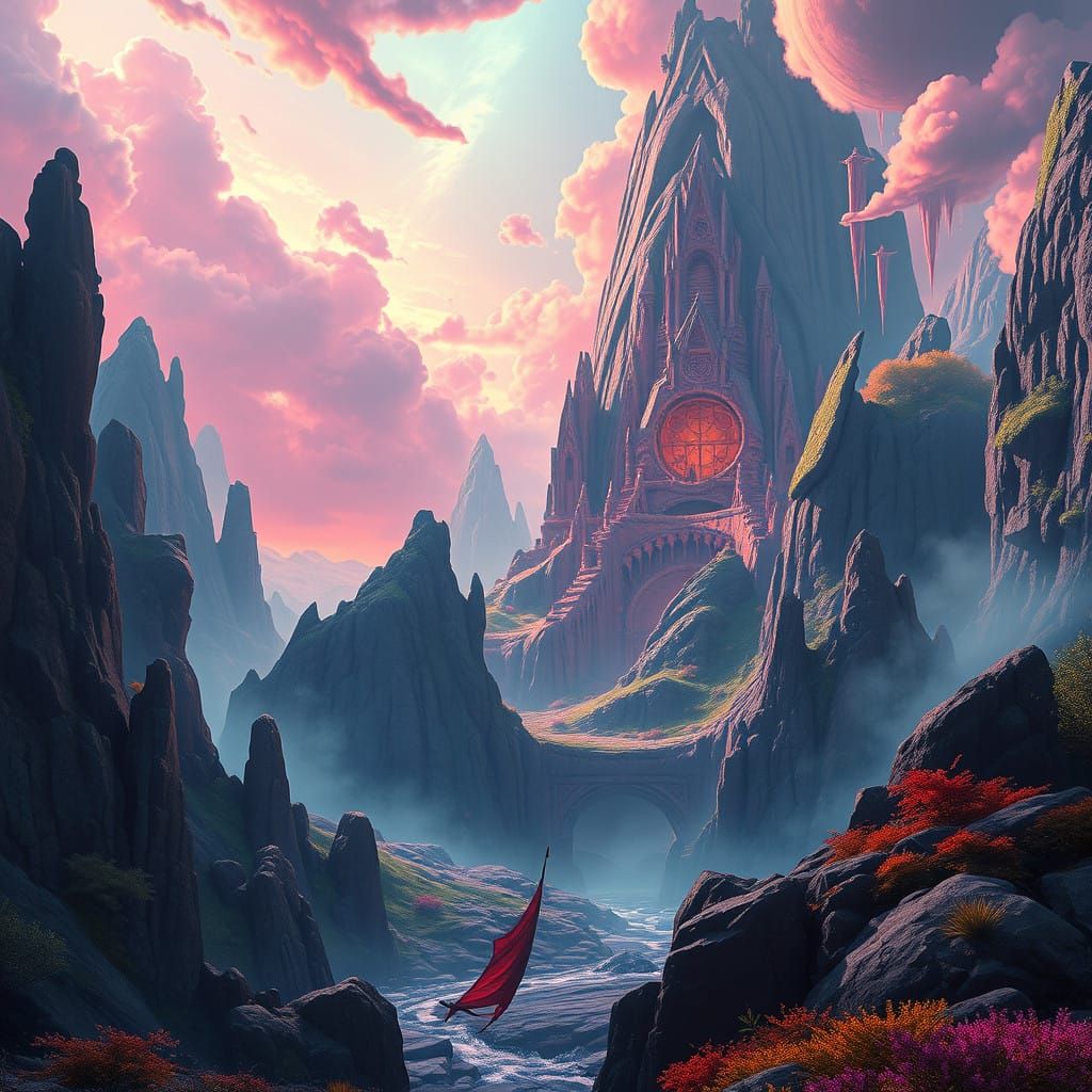 Epic Fantasy Realm in Stunning 8K Resolution