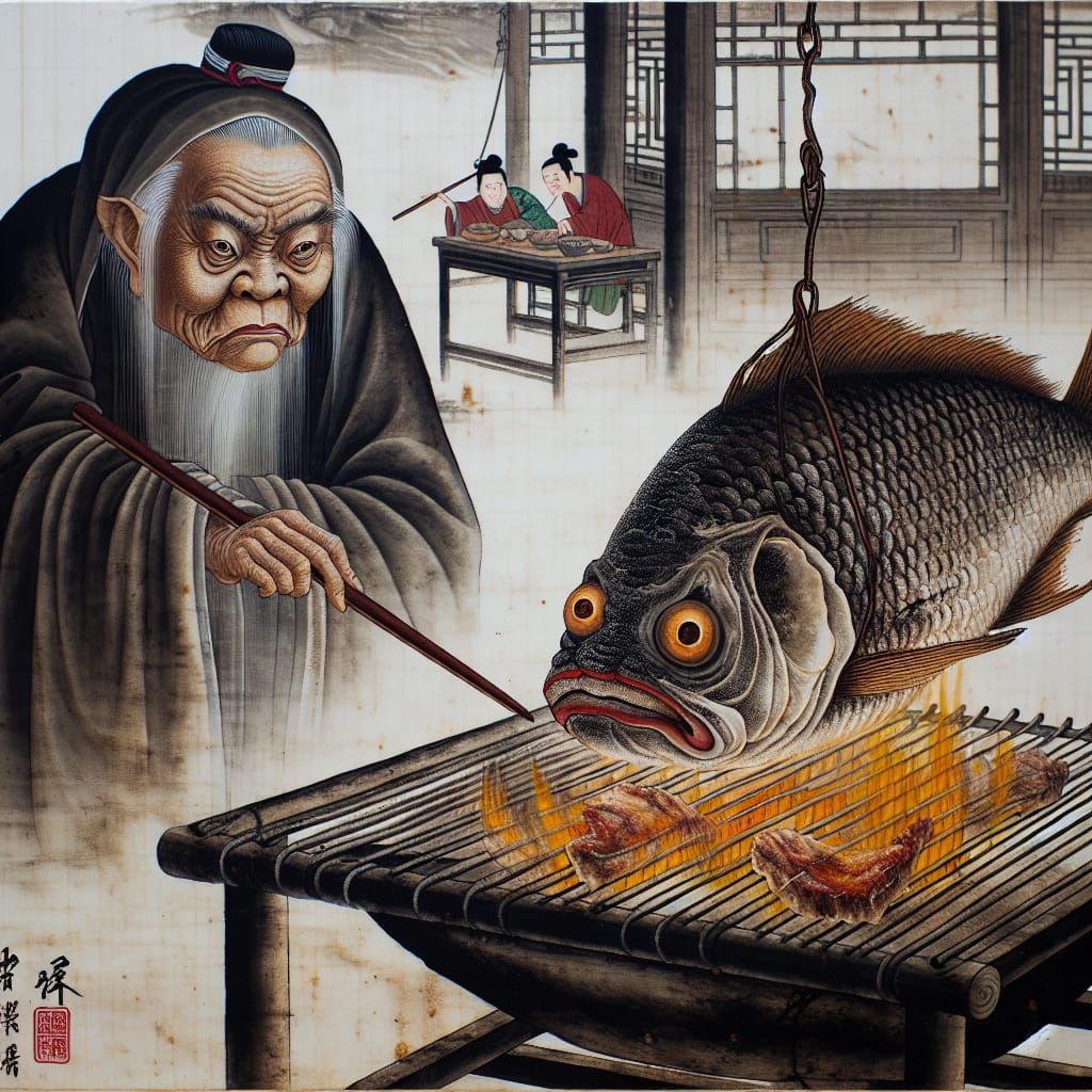 Fish With Face - Tang Dynasty Version