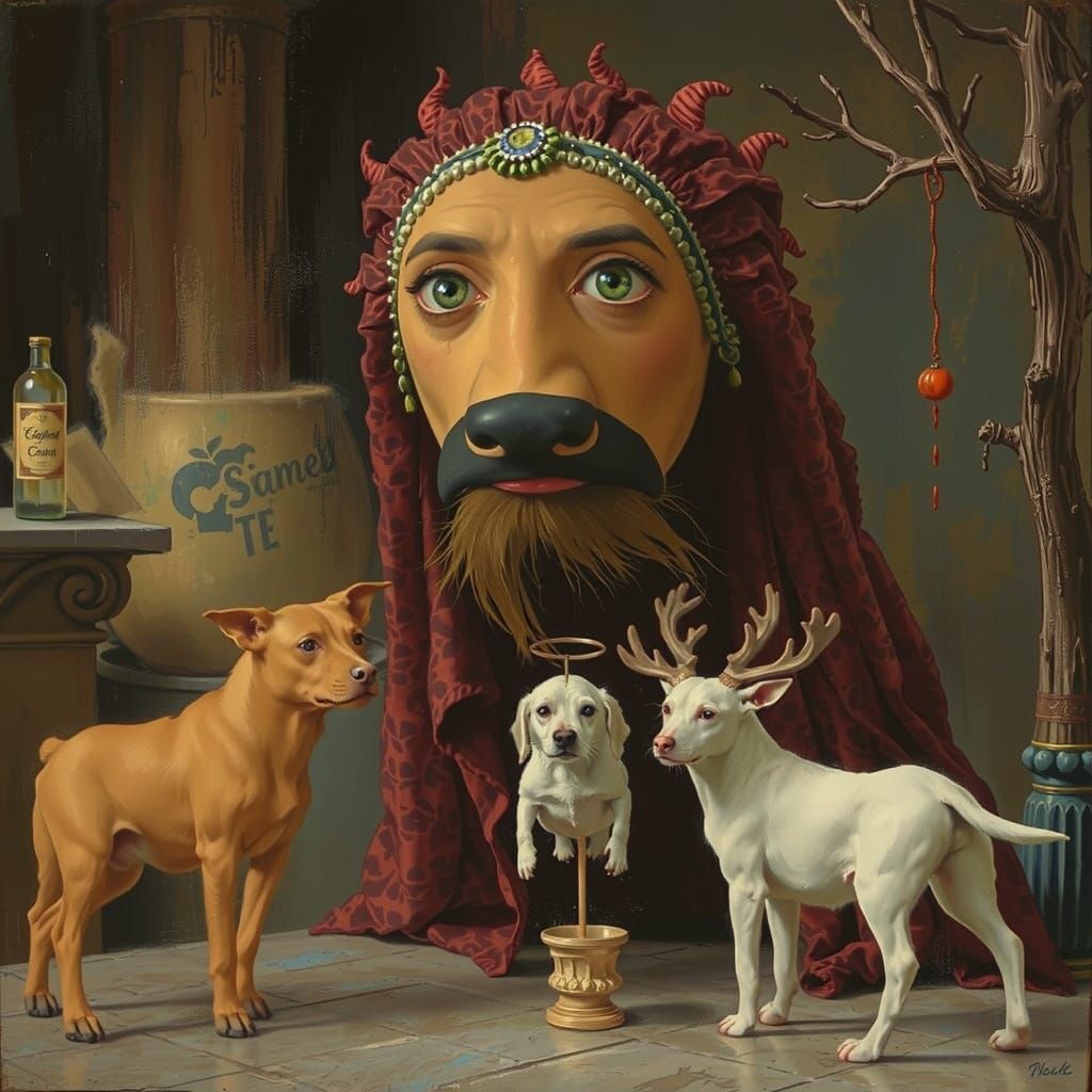 Etcher's Etching of an Artist's Sketch