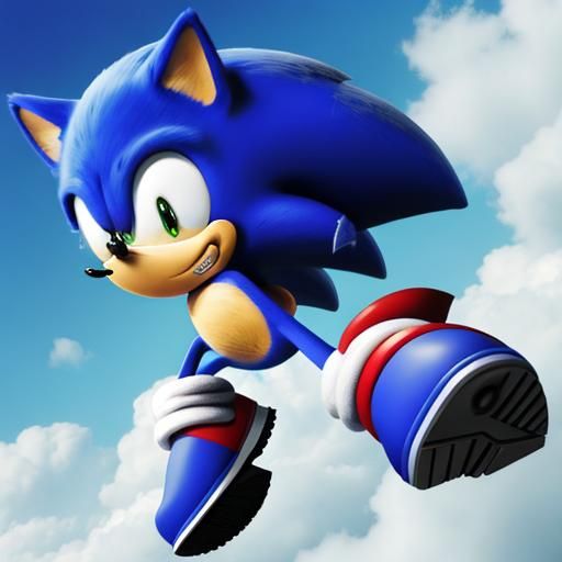 AI Interpretation of Sonic