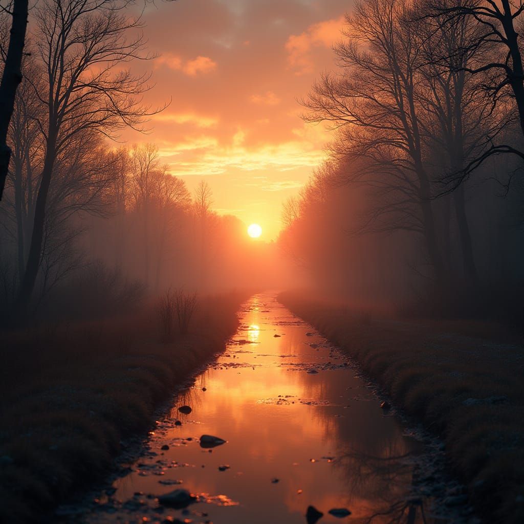 The Beauty of Dawn in a Single Image