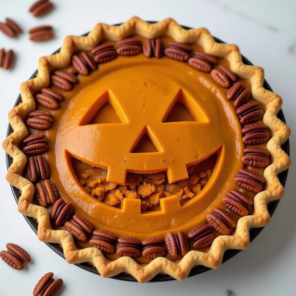 halloween pumpkin pie