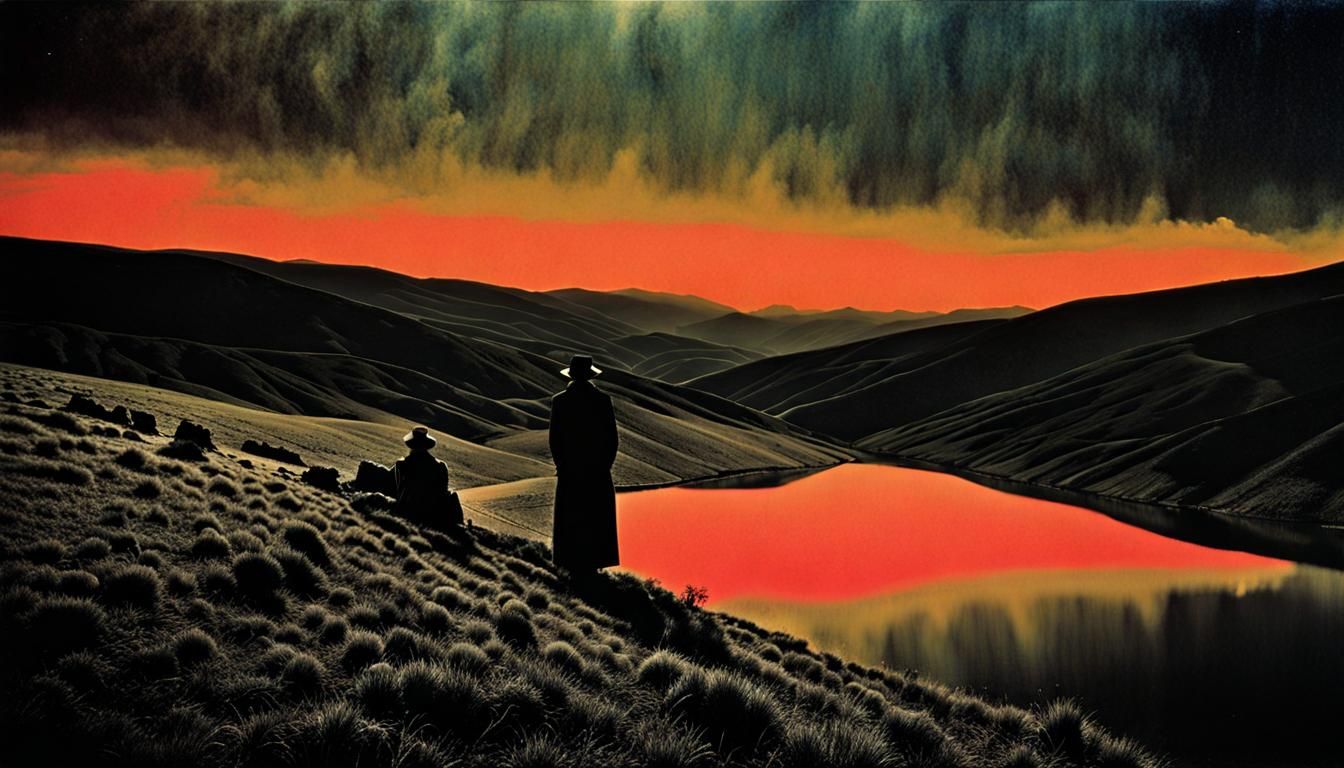 Biopunk Fairy Tale Landscape in Gothic Art Nouveau Style