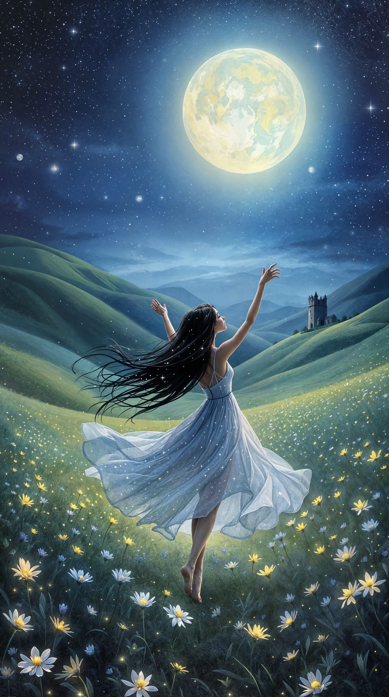 Enchanted Pastel Moonlit Dance