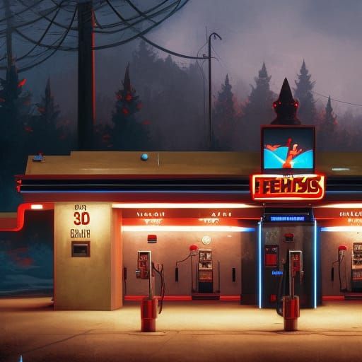Five Nights at Freddy's Gas Station: Dark Fantasy