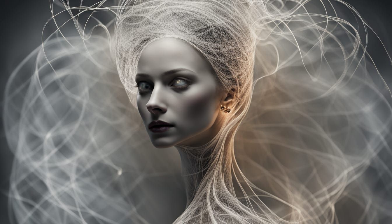 Soulful Fractals Emerge from Light and Shadow