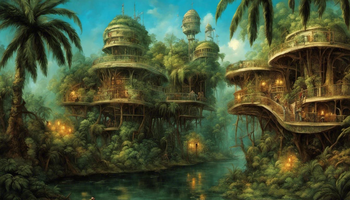 Cryptid Museum in Apocalyptic Jungle Pirate Lair
