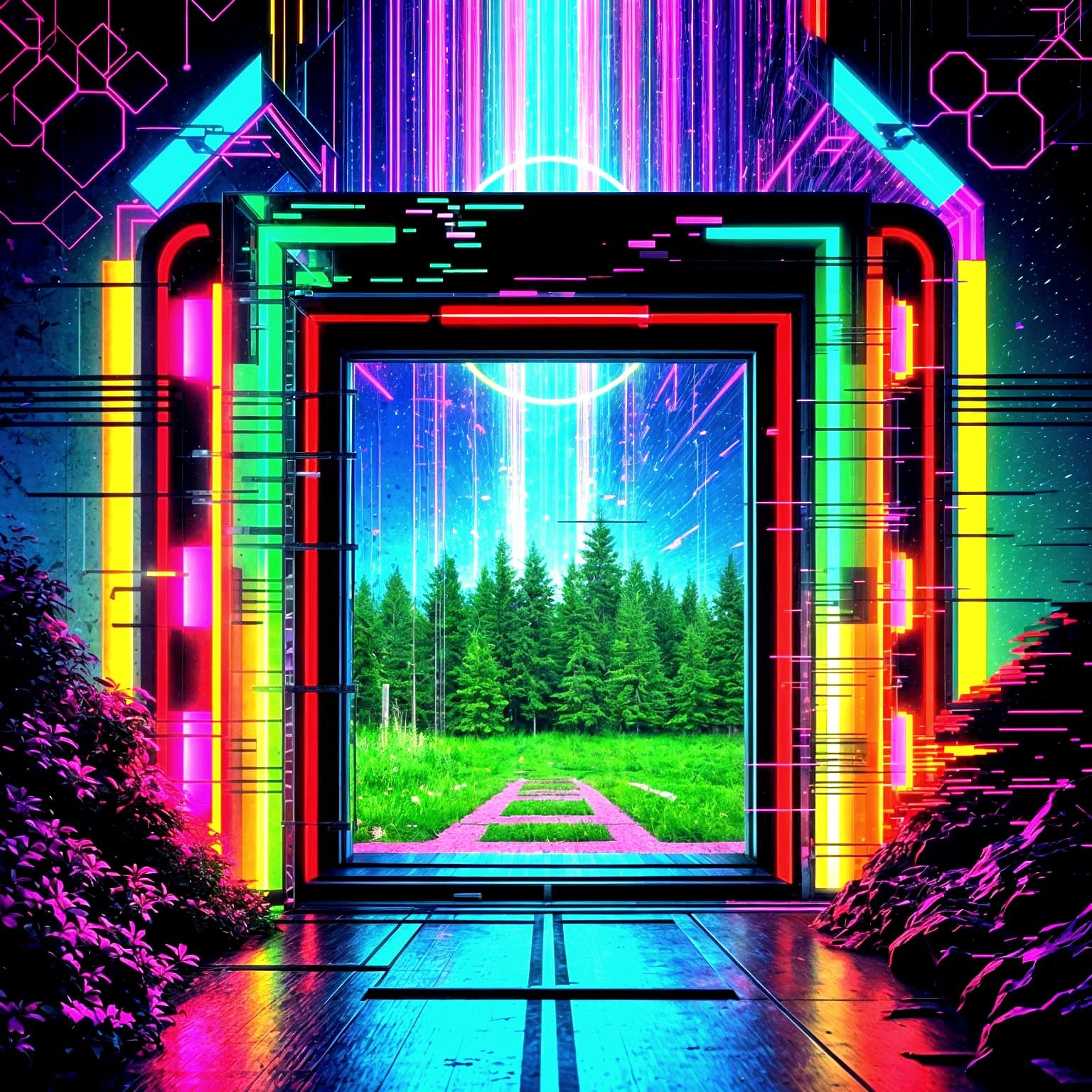 Digital Distortion Gate with RGB Splitting Effect