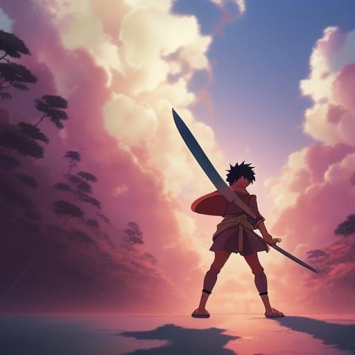 Demon Slayer in Studio Ghibli Anime Style