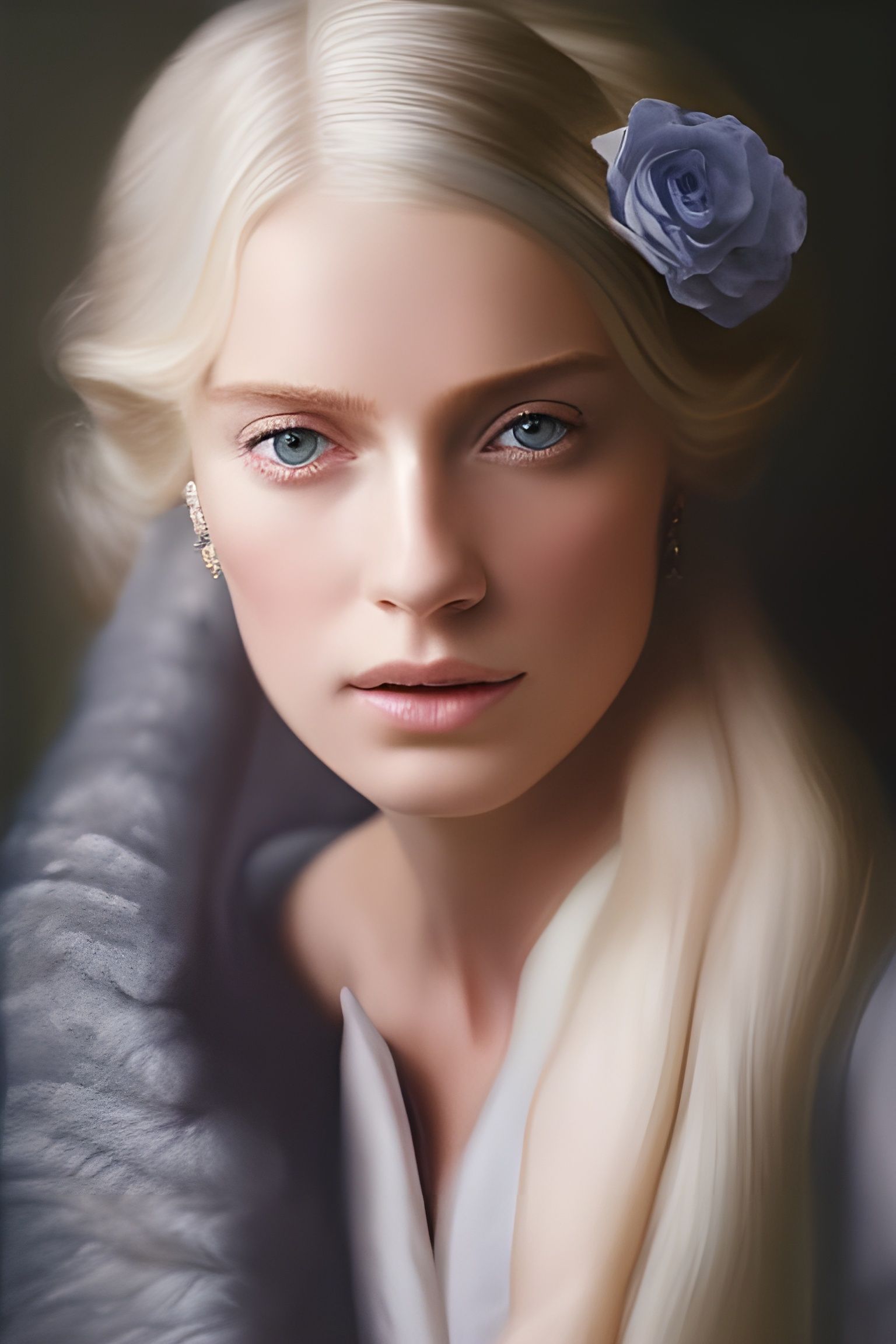 Fleur Delacour's Wedding Portrait in Fantasy Style