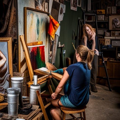 "They call me mad. All artists are mad."