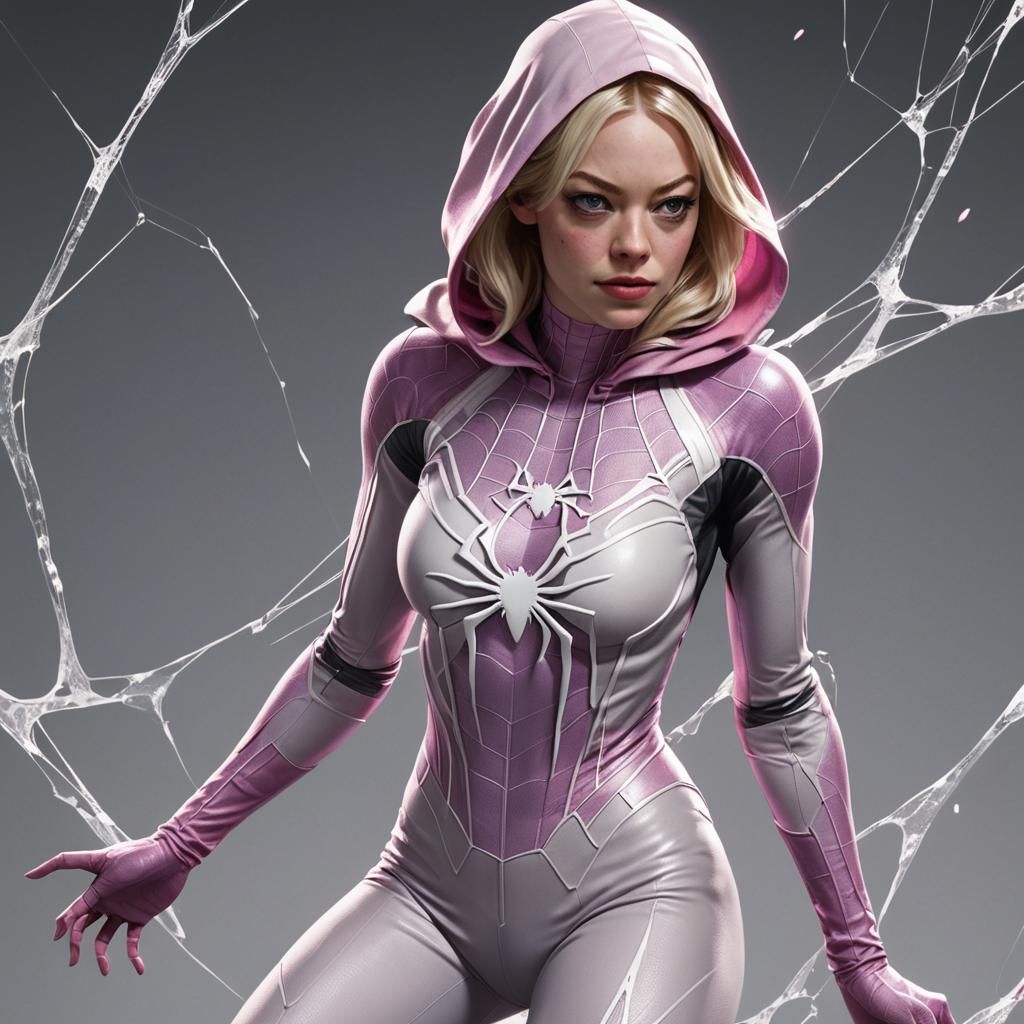 Ghost Spider Concept Art in Dynamic Lighting