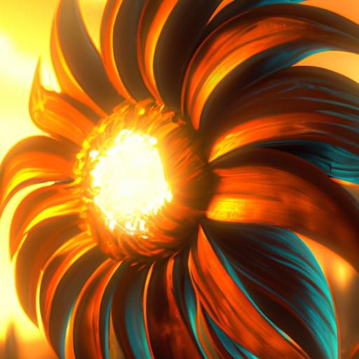 Hyperdetailed Flower of Sun Concept Art