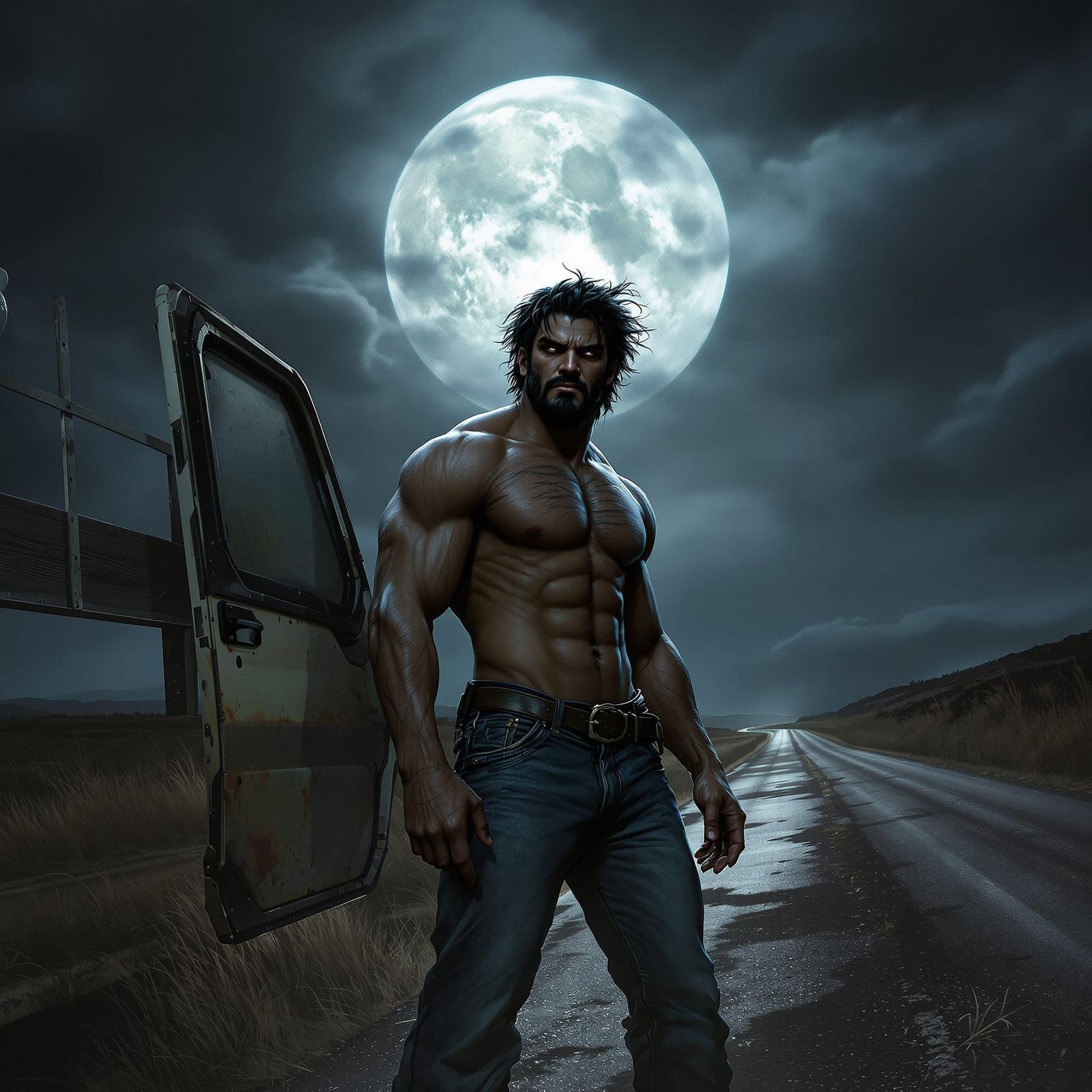 Werewolf Transformation Concept Art