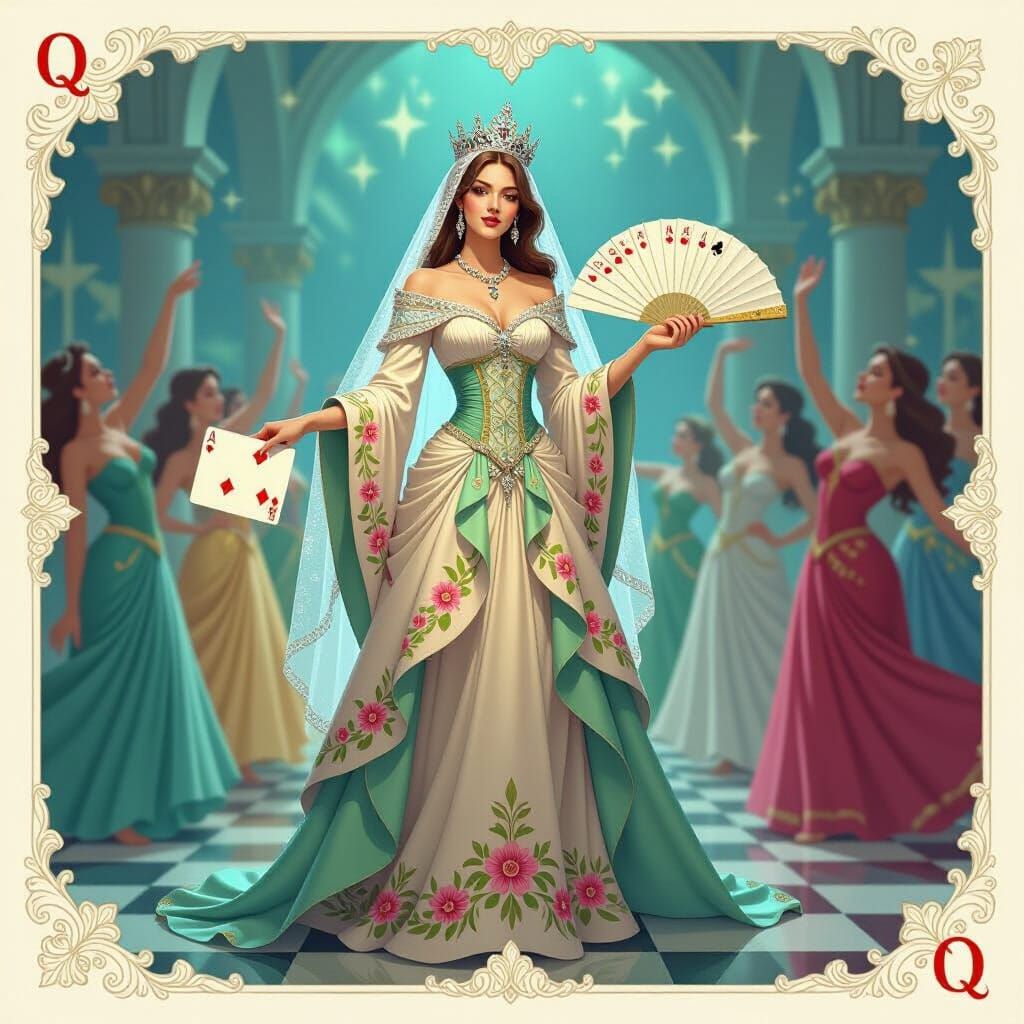 Queen of Cards in Celestial Palace