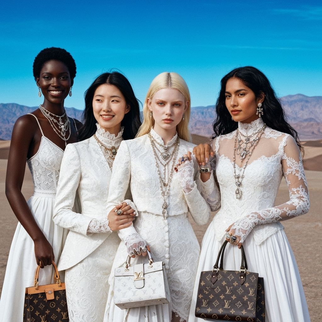 Diverse Women in Gothic Fashion, Death Valley