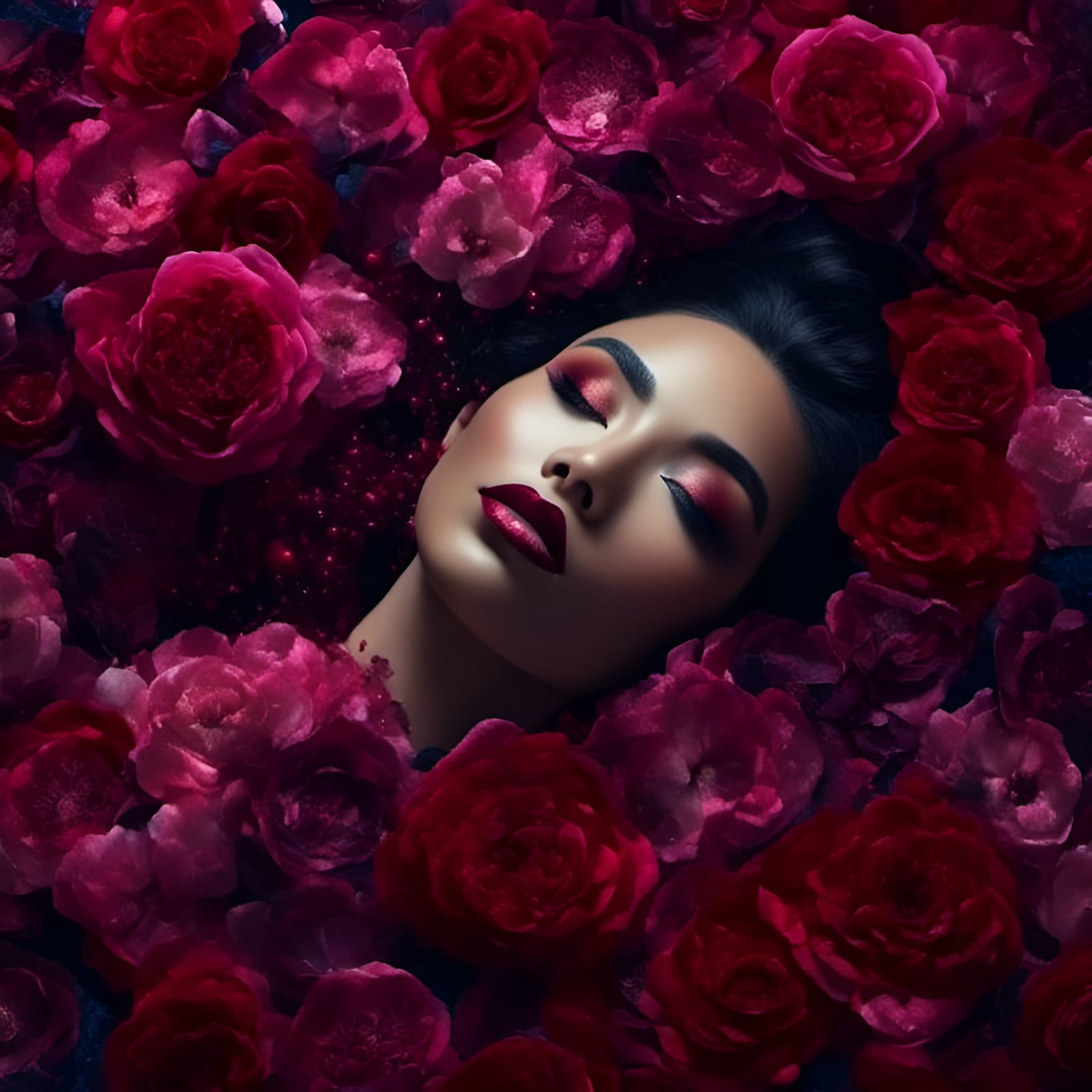 Girl in Roses: Romantic Film Noir