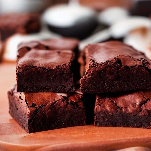 Warm, Soft Brownies in 8K Resolution