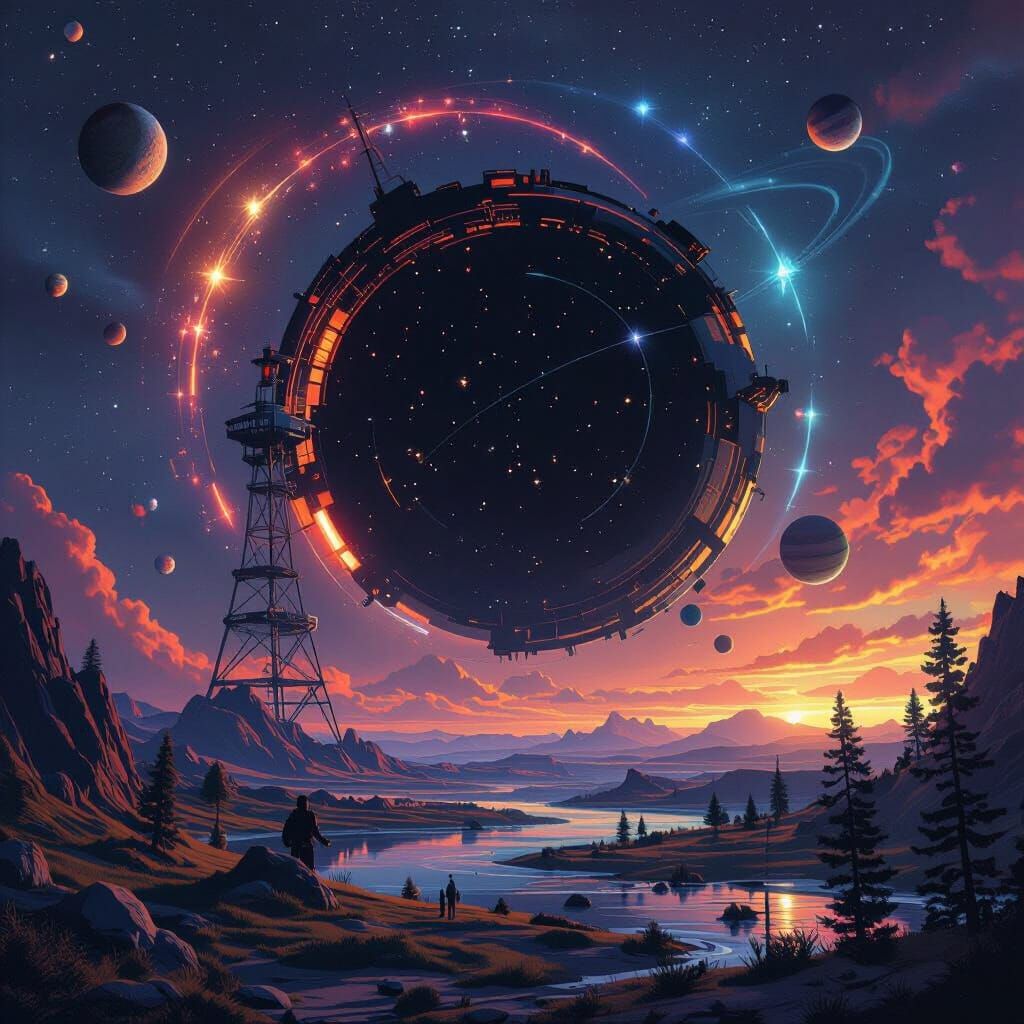 Gigantic Star Engulfs Solar System Planets