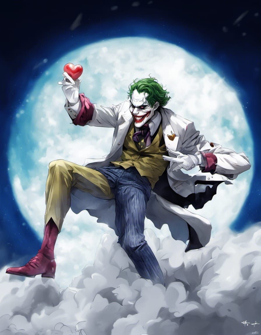 Joker in Anime Key Visual Style