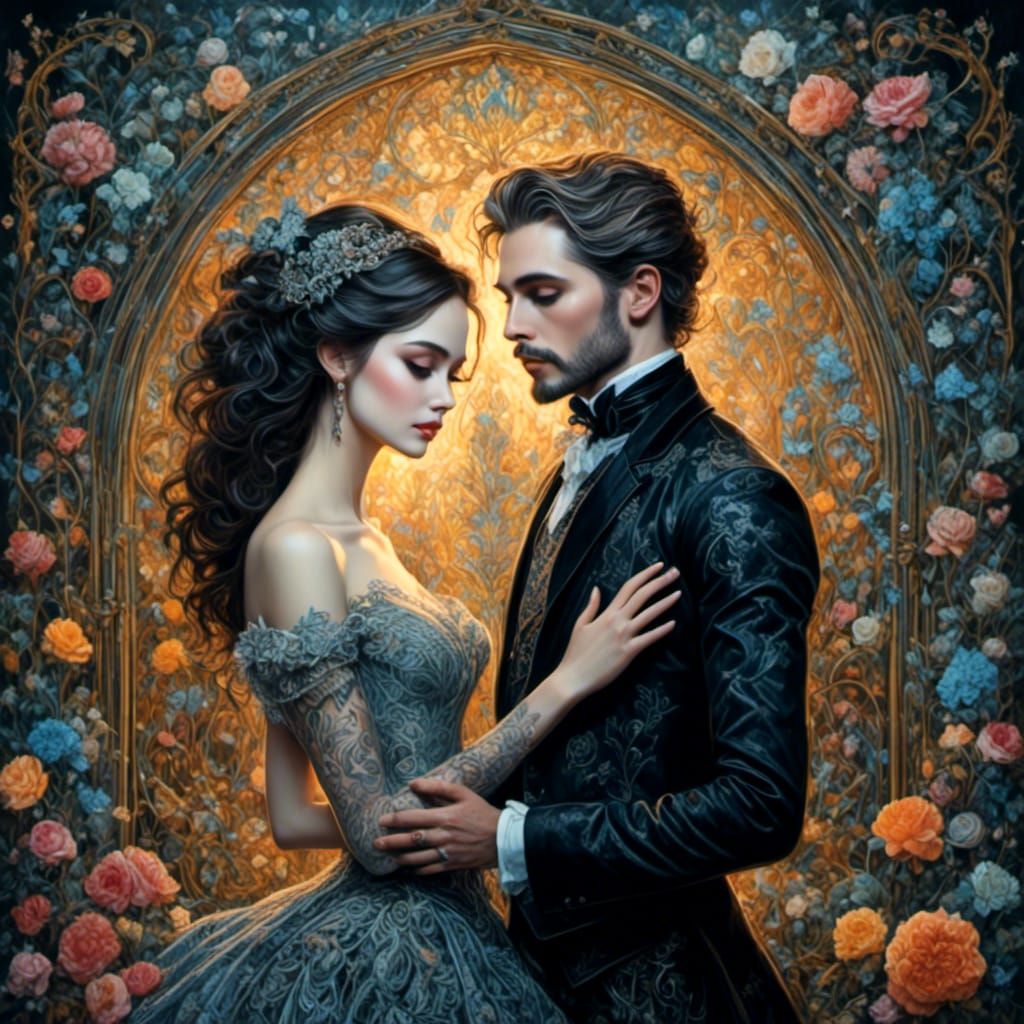 Gothic Romance in Tim Burton Style