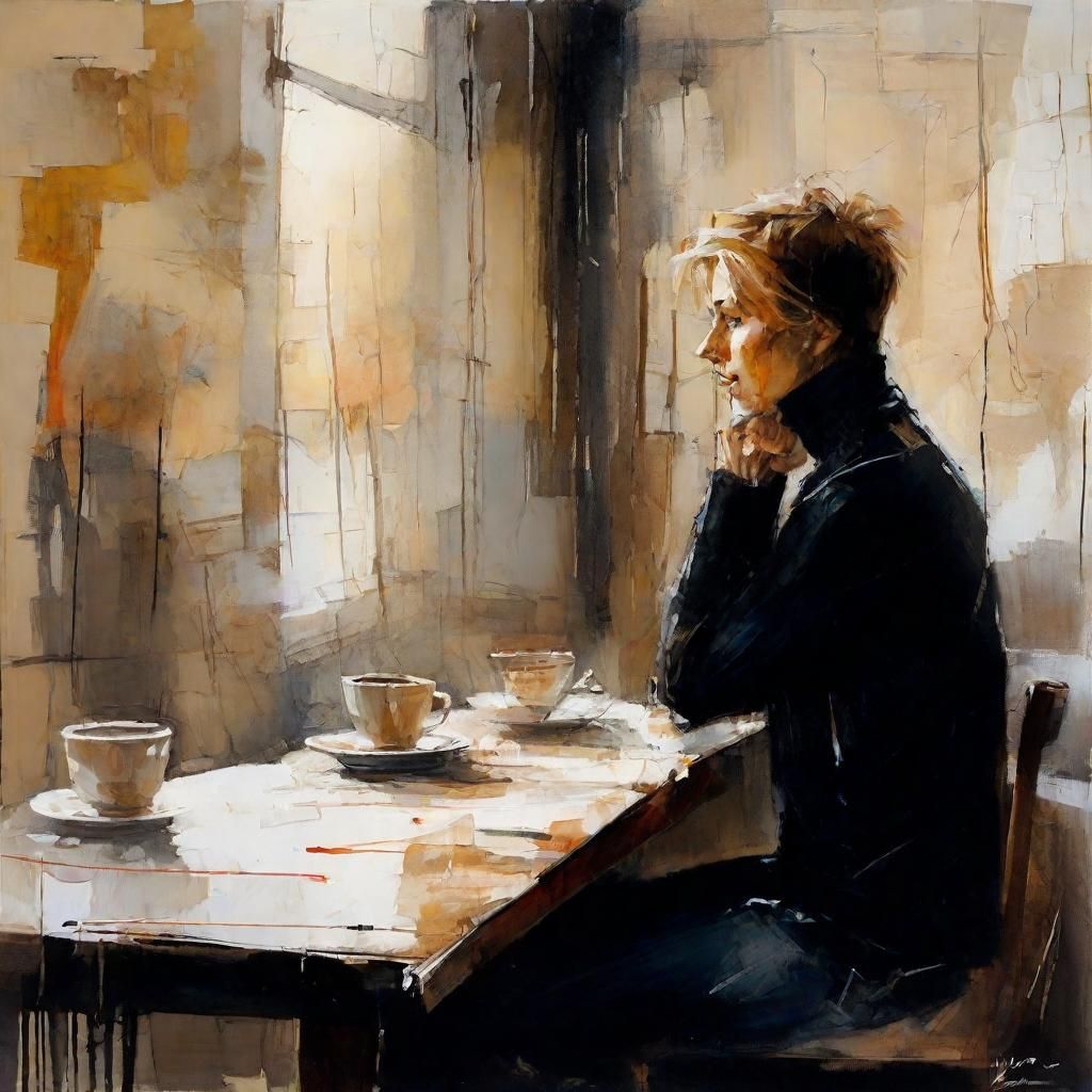 Nothing can be sadder than a cup of coffee alone