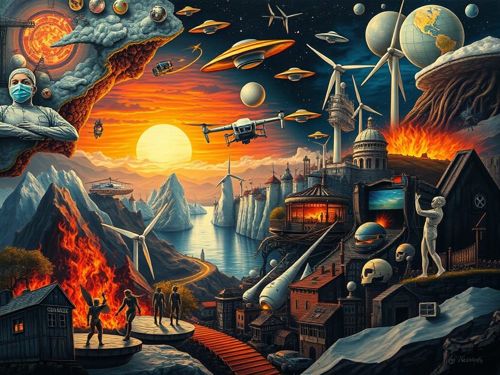 Visions of a Turbulent Future Decade: A Darkly Detailed Epic